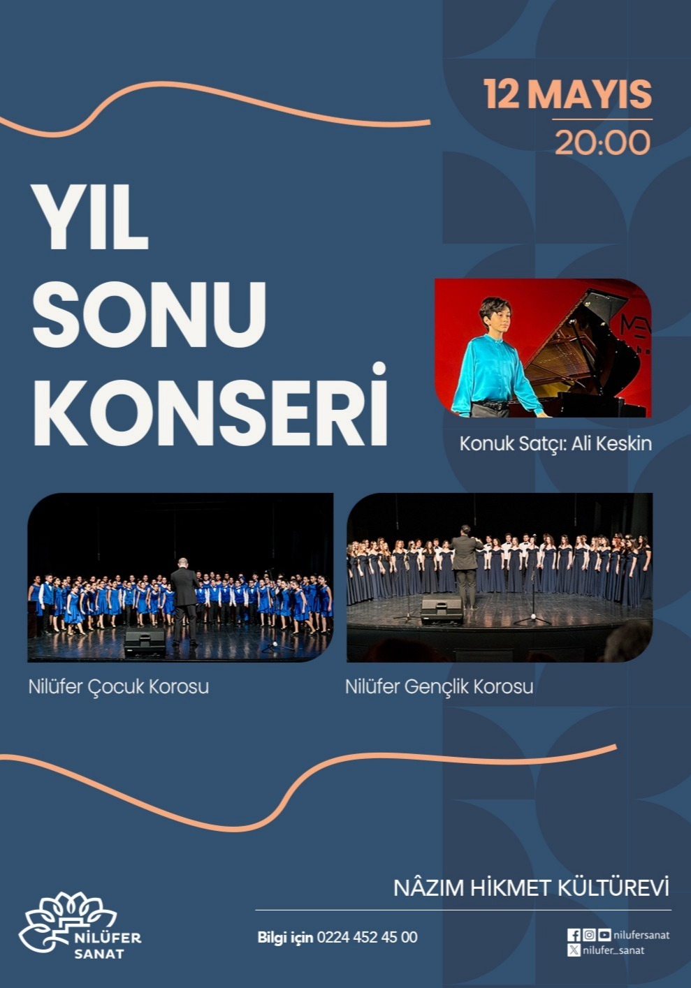 Yıl Sonu Konseri : Nilüfer Çocuk Korosu / Nilüfer Gençlik Korosu