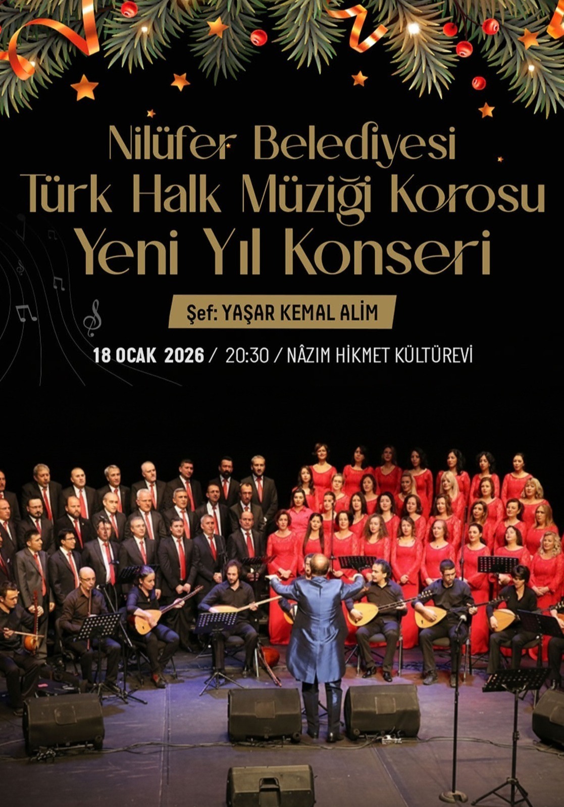 Yeni Yıl Konseri / Nilüfer Belediyesi Türk Halk Müziği Korosu