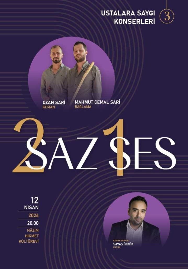 2Saz 1Ses  “Ustalara Saygı Konseri” 